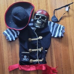 Pirate Costume for Kids with Skull Mask